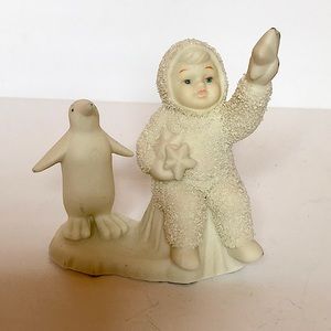 Department 56 Snowbabies Porcelain Wishing On A Star Figurine/Holiday/Christmas